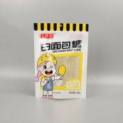 200g白面包糠+亮面塑料復合+三邊封拉鏈袋